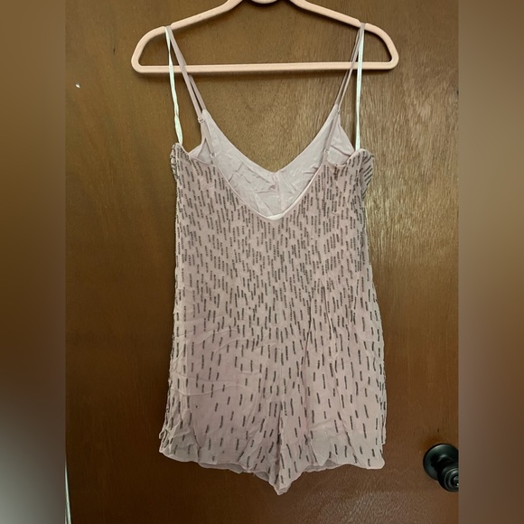 Beaded Pink Romper - Picture 7 of 9